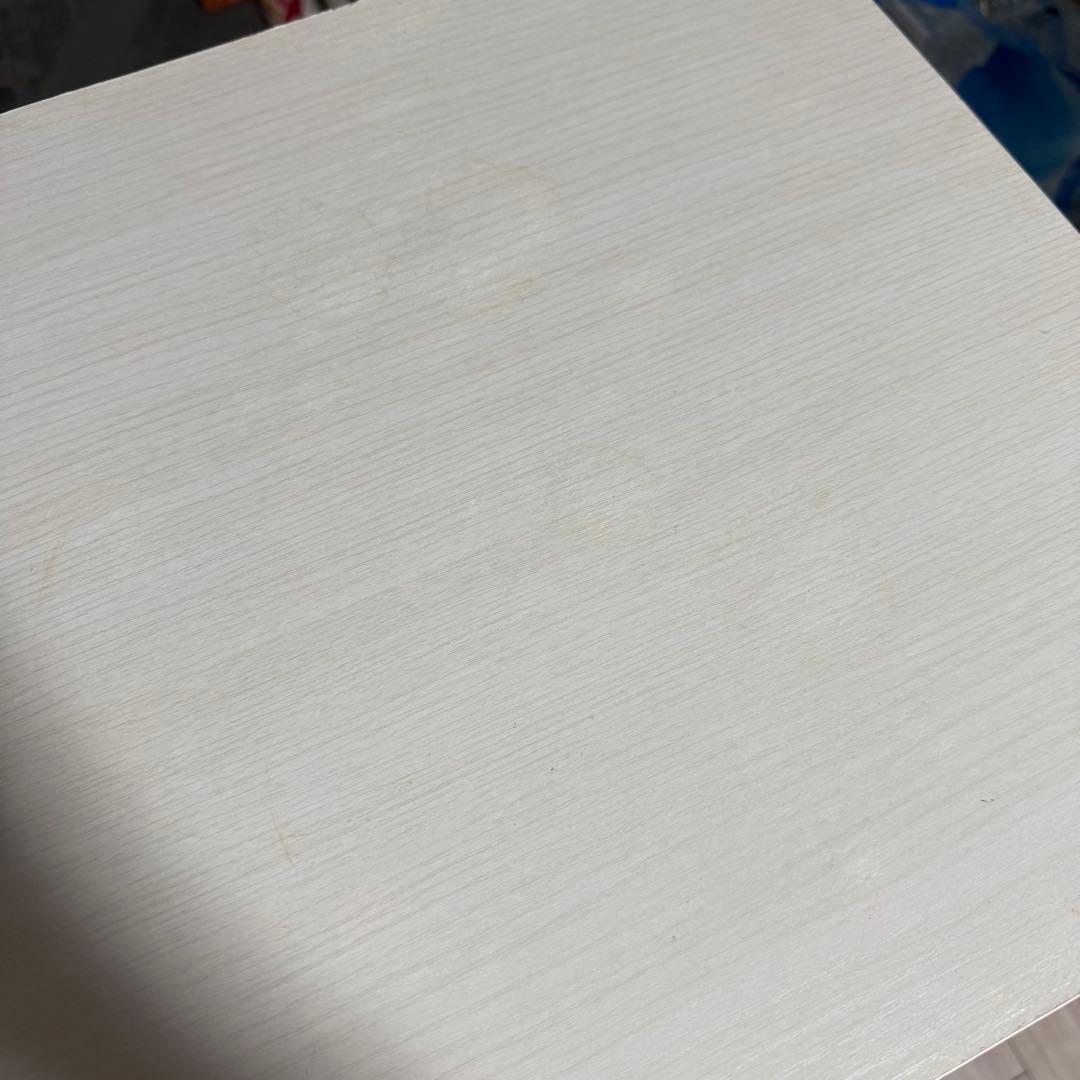 【美品】ガラスキャビネット 食器棚　オフホワイト　引き取り限定