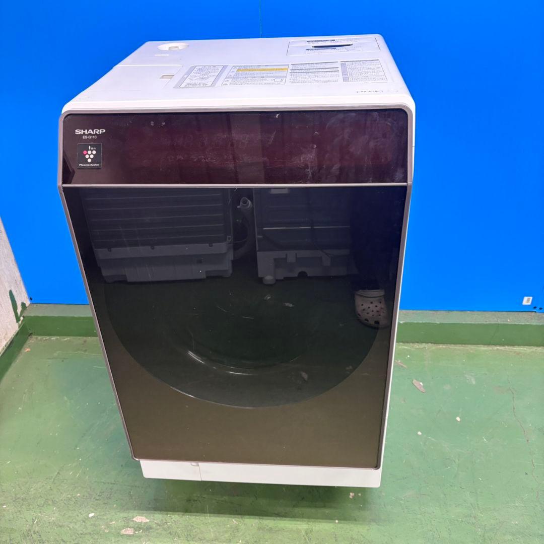 581 SHARPドラム式洗濯機　乾燥付　静音機能　11/6㌔　小型　一人暮らし