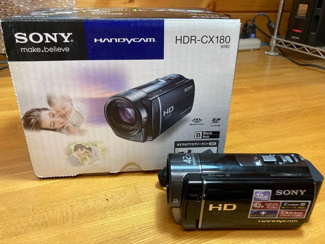 SONY HDR-CX180 ビデオカメラ本体　コウサン専用