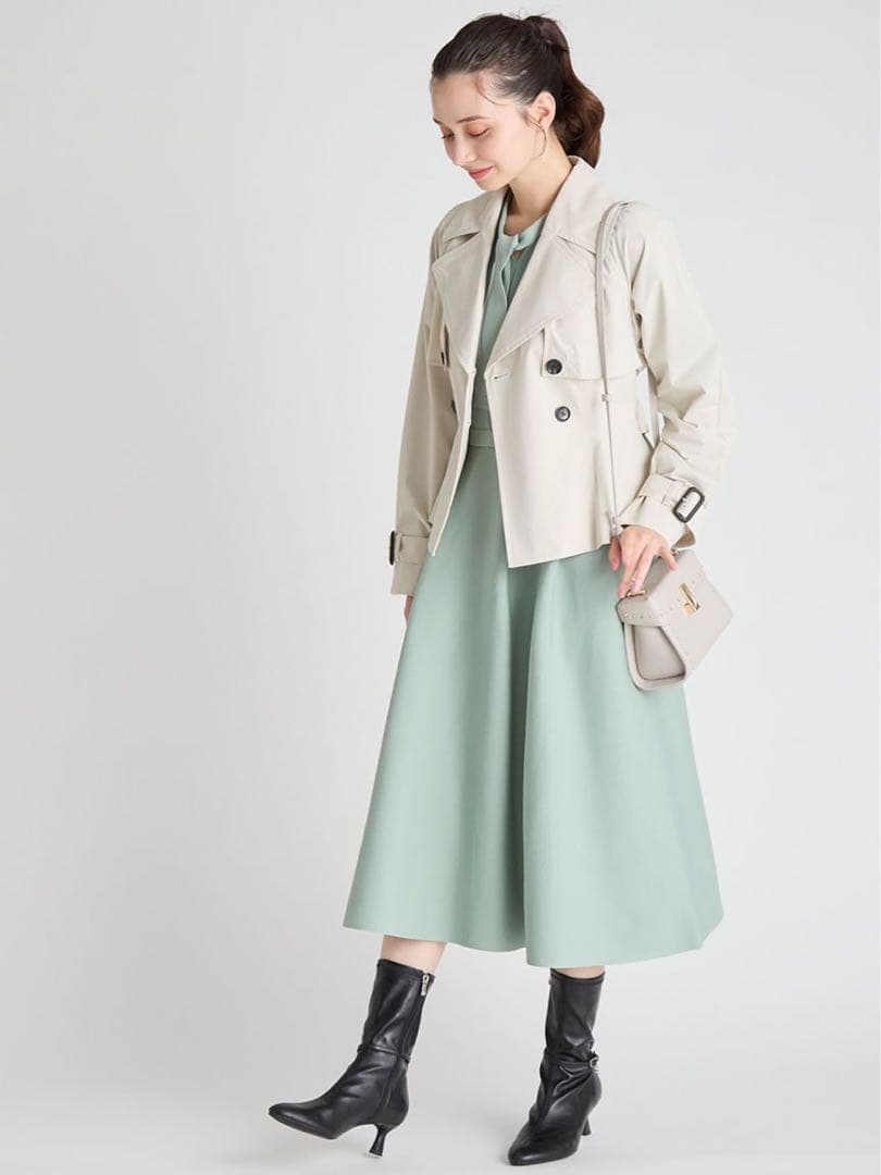 美品✨CELFORD ボウタイニットワンピース　S 25AW MNT 完売品