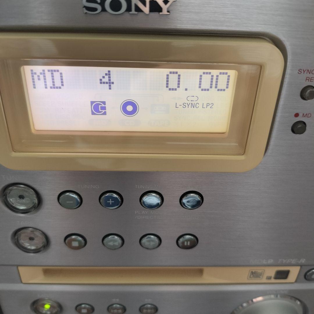 【ジャンク扱い】SONY ソニーCMT-J300 CDMDコンポ