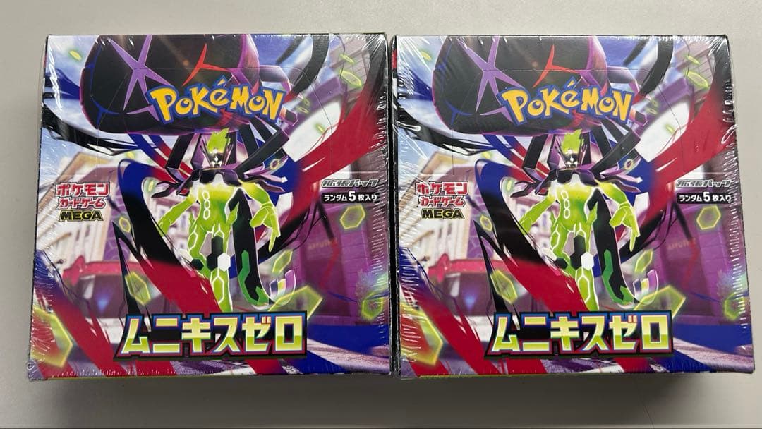シュリンク付き 新品未開封　ポケモンカードゲーム ムニキスゼロ2BOX