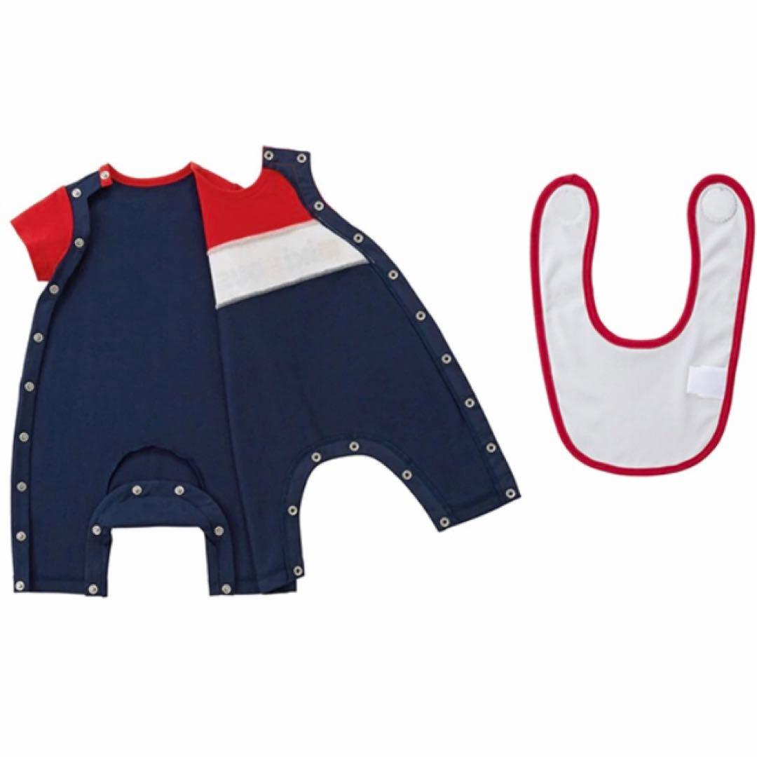 ギフトBOX付ミキハウス ショートオール&スタイ&ソックス