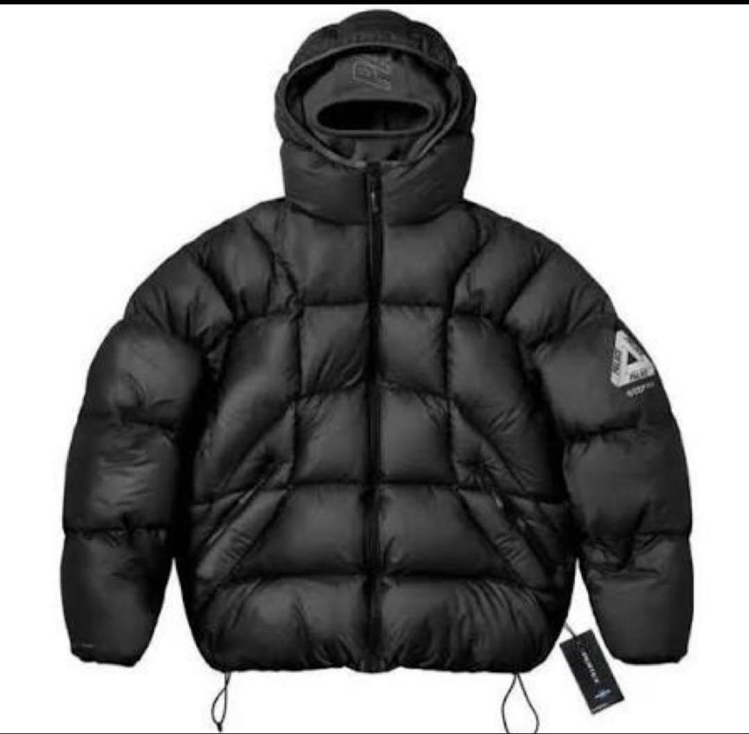 正規品　Palace ダウンジャケット　バラクラバ　Mサイズ　ブラック