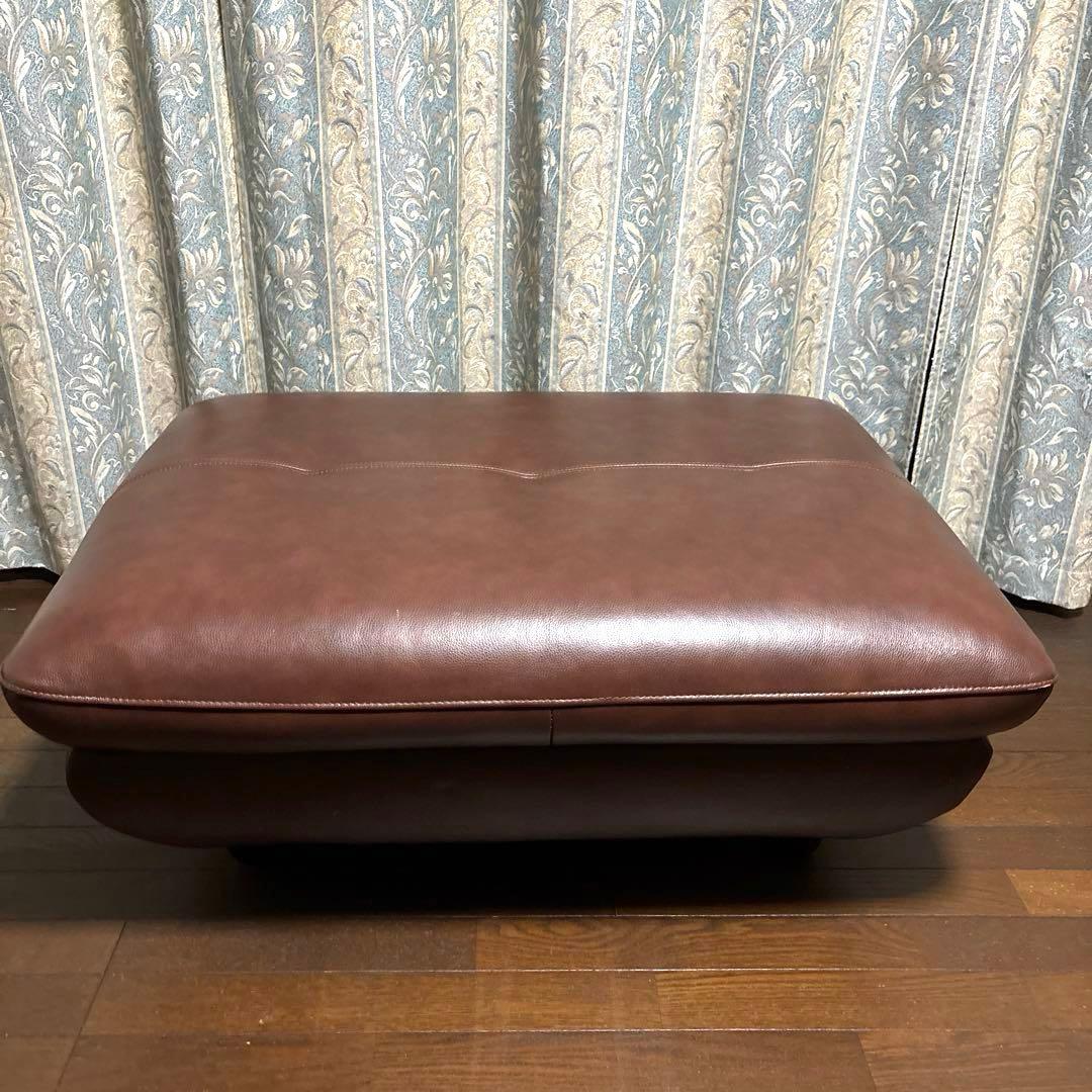 【良品】村内家具 OKAY ユーロノート スツール 本革