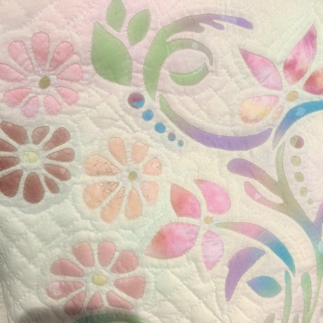 ハワイアンキルト ハンドメイド トートバッグ