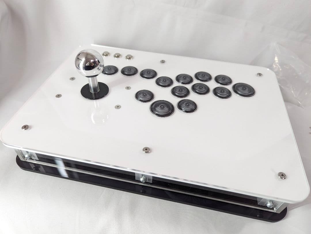 レバー付きレバーレス 自作アケコン ワンタッチ切替機能搭載