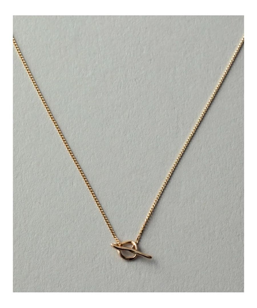 ete [レイヤード] K10YG セミロング ラリエット　美品