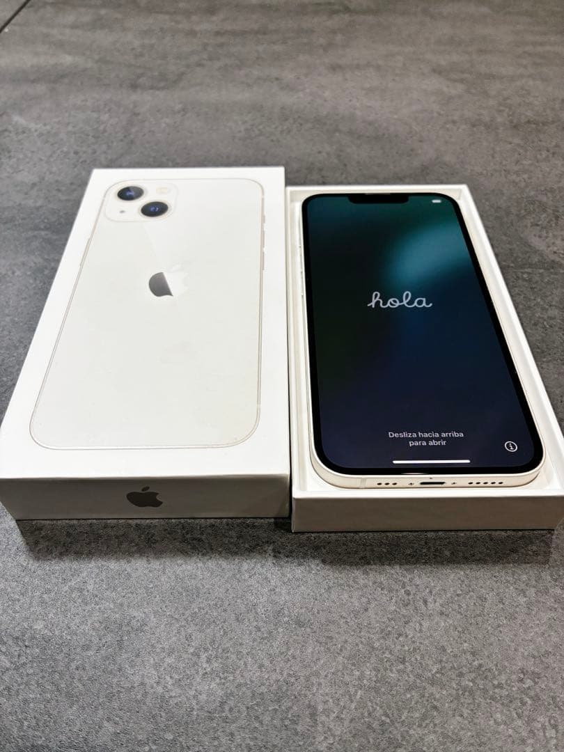 Apple iPhone 13 128GB Starlight本体 箱付き