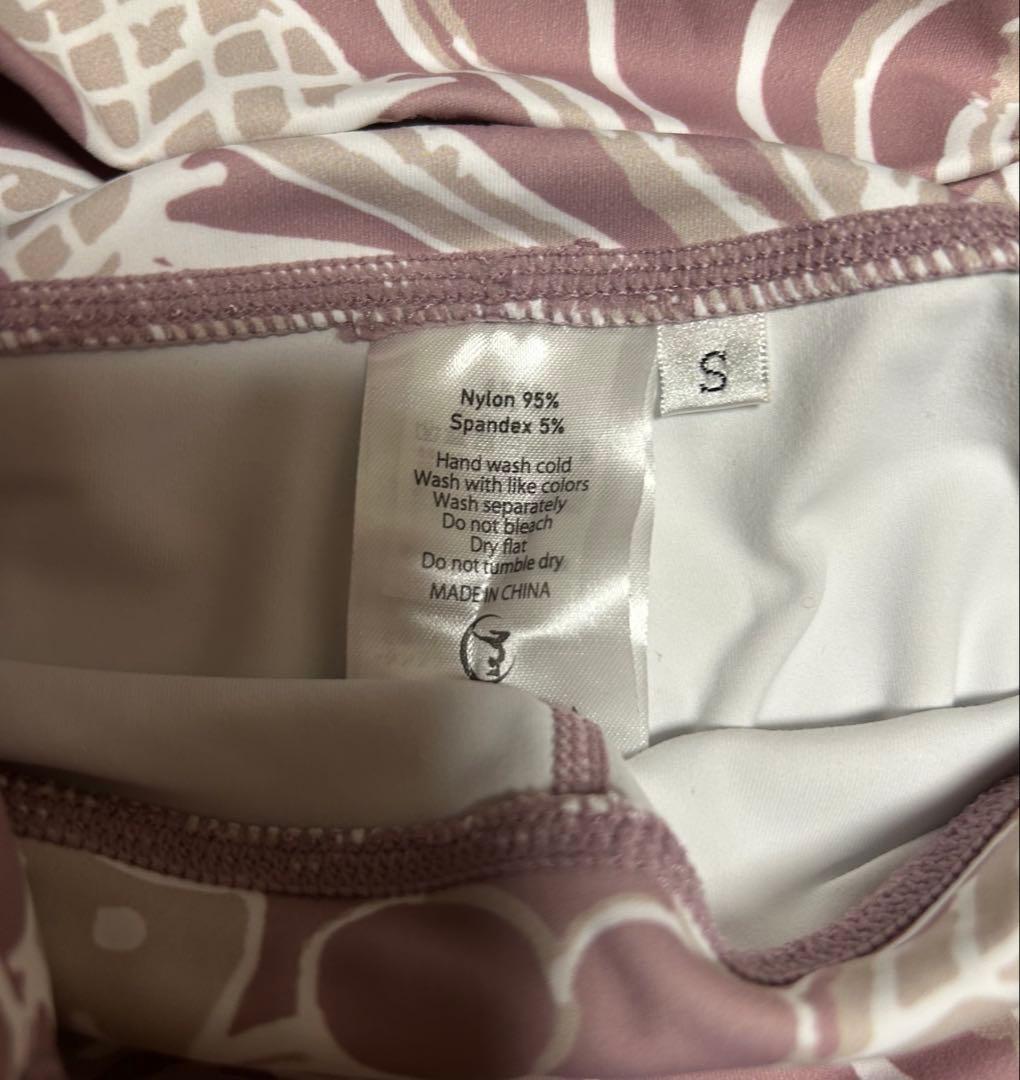 Lea Makaha フローラル ヨガレギンス　ローズベージュ