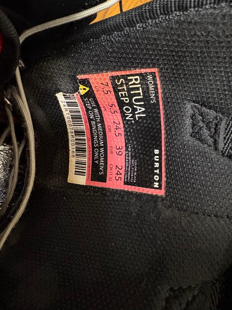 バートン ステップオン Ritual スノーボードブーツ