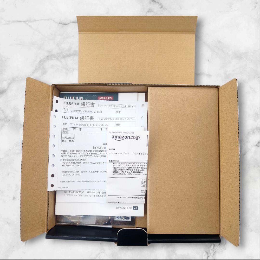 新品 FUJIFILM X-S20 XC15-45mm レンズキット ミラーレス
