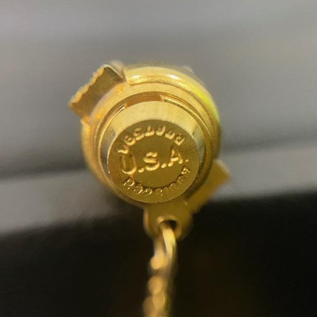 K18 オパール　ピン　総重量約3.9ｇ　アンティーク　装飾ピン カフス