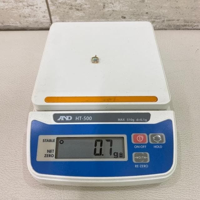 K18 オパール　ピン　総重量約3.9ｇ　アンティーク　装飾ピン カフス