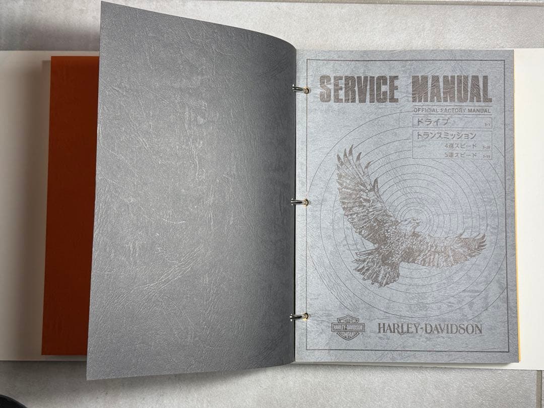 ハーレーダビッドソン　公式サービスマニュアル（日本語版）　当時物