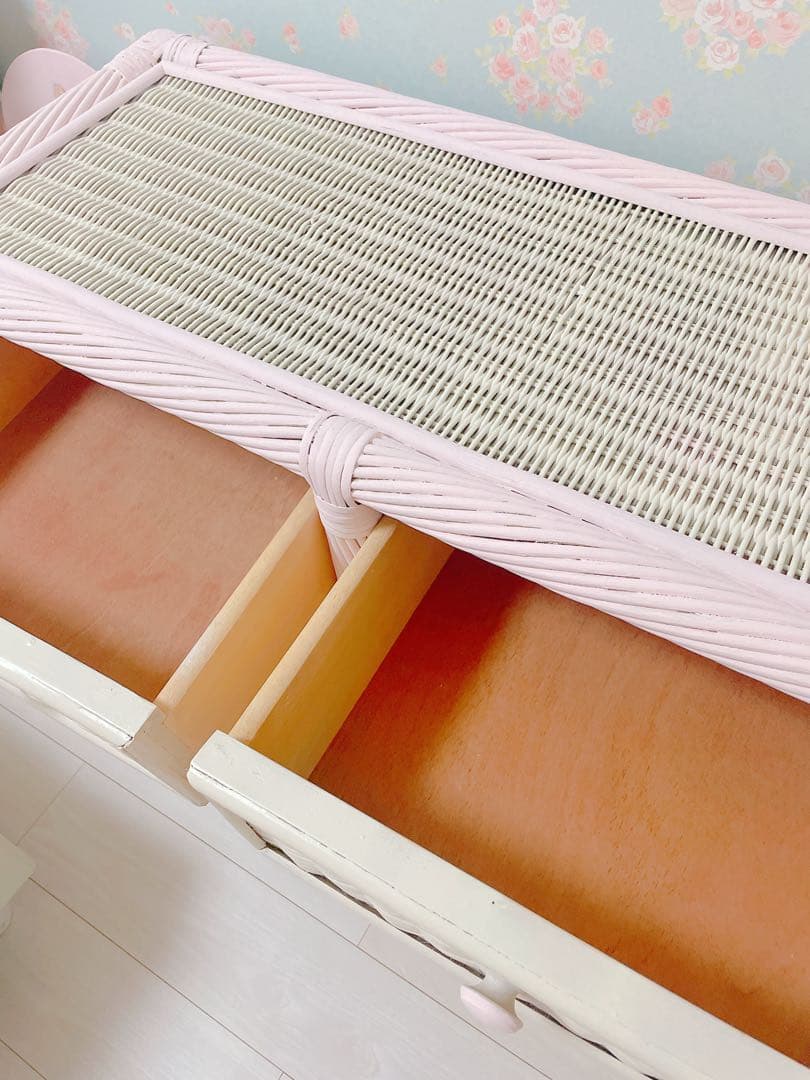 ヴィンテージ ウィッカーチェスト