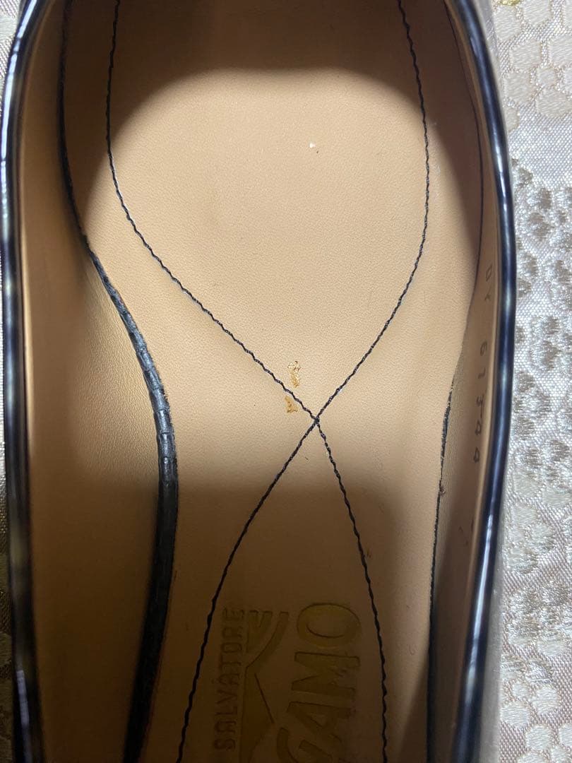 値下げしました　フェラガモバレーシューズ　4 2/1