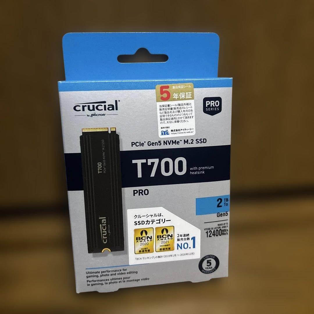 【新品未開封】Crucial(クルーシャル) T700 PRO 2TB