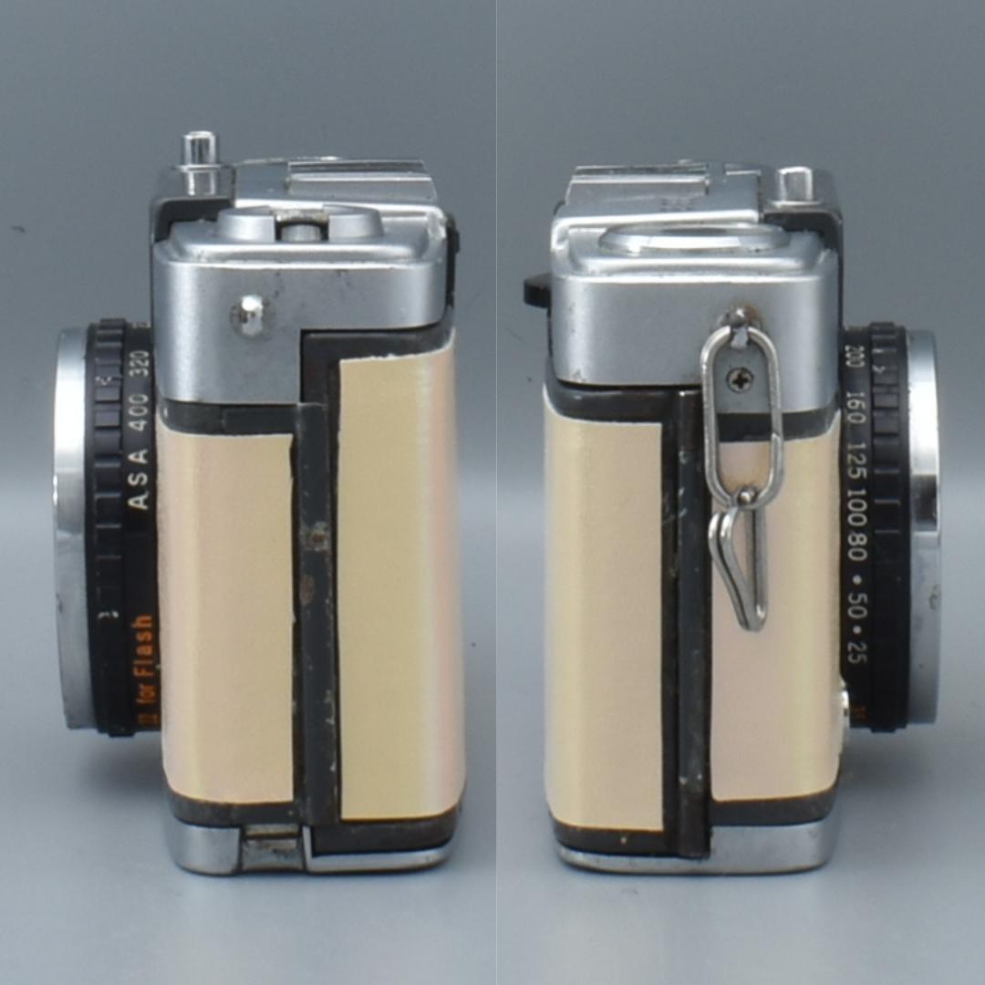 整備済 OLYMPUS EE-2 ベージュ 外装リメイク 動作OK 赤ベロOK