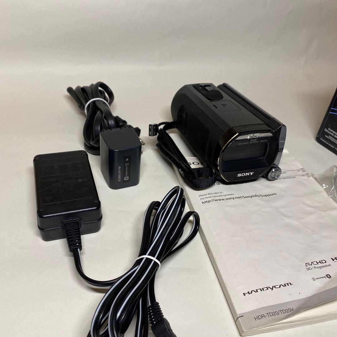 ビデオカメラ SONY AVCHD 3D handycam HDR-TD20V