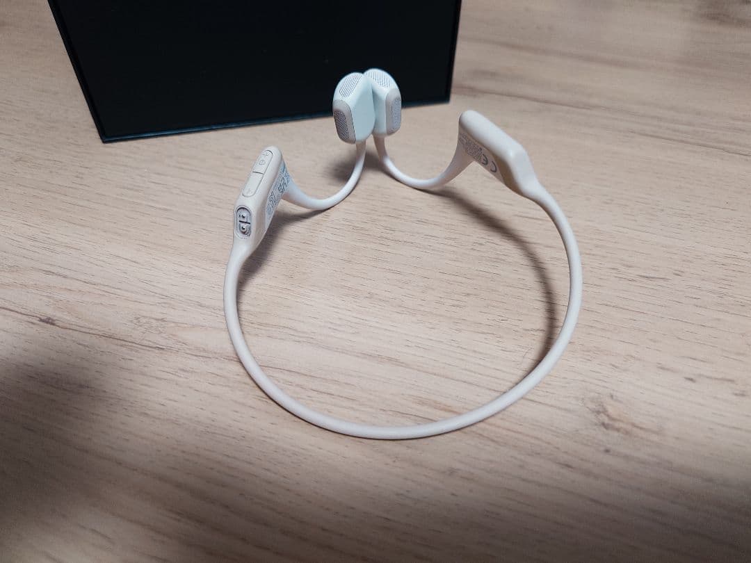 完動品　SHOKZ OPENRUN PRO 骨伝導イヤホン ベージュ