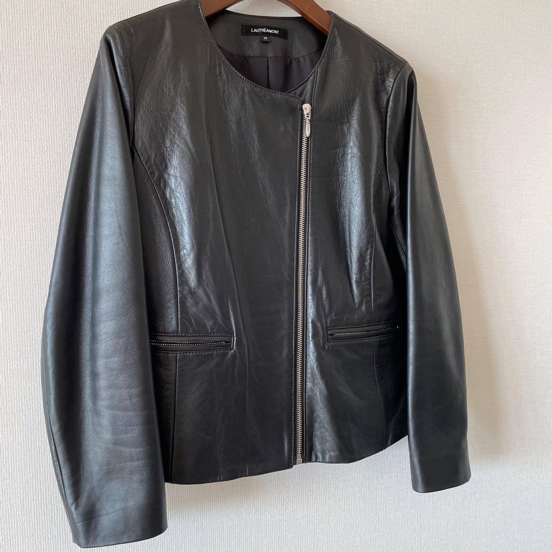 美品！ 羊革 ロートレアモン レザージャケット 38