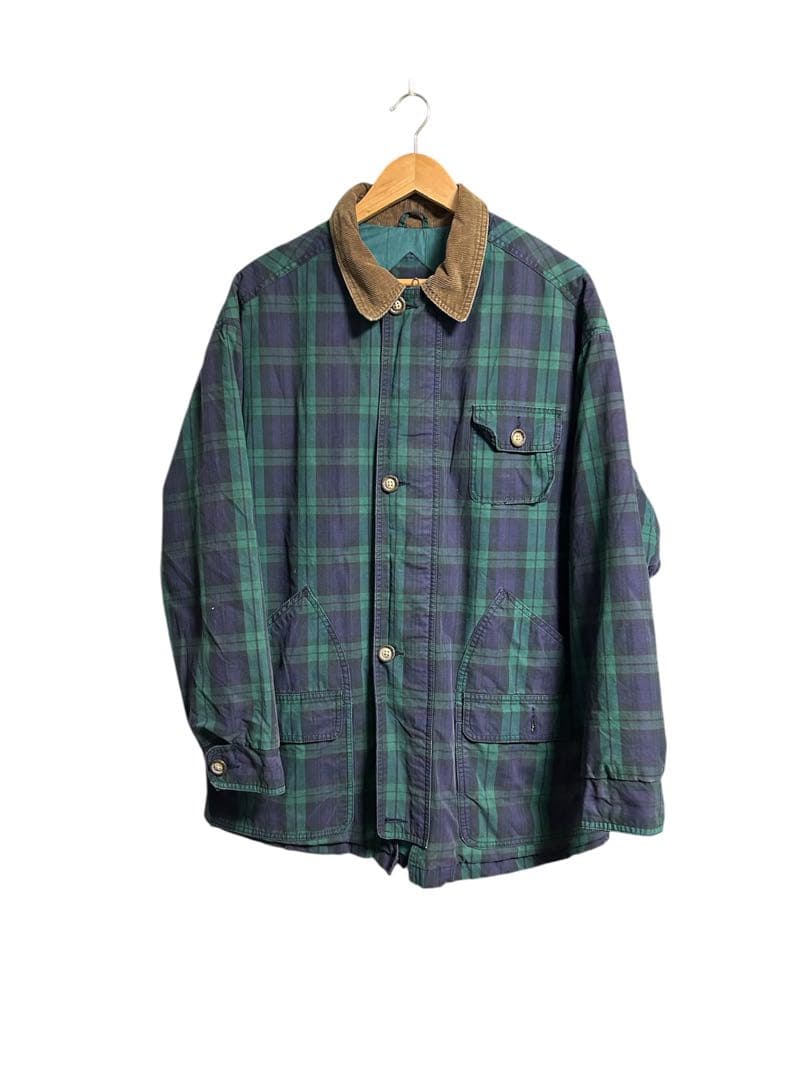 old gap 90s チェックアウター　古着