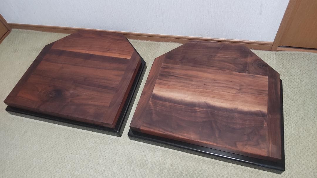 高級黒御影石 オーディオボード2枚 JBL 4343 4344 国内加工 30万