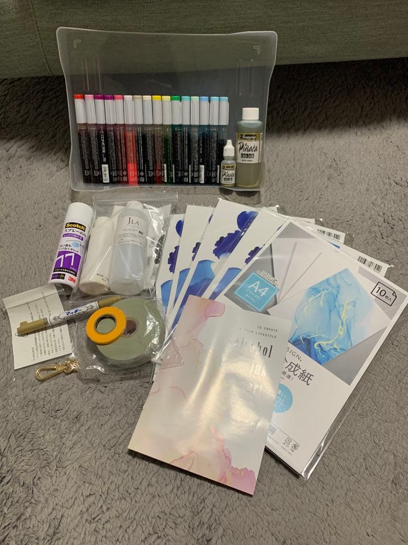 アルコールインクアート　まとめ売り