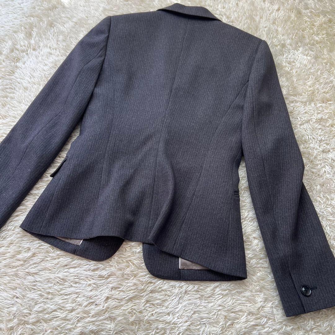 Diana square ダイアナスクエア7号 ストライプ グレー 紺色 セット