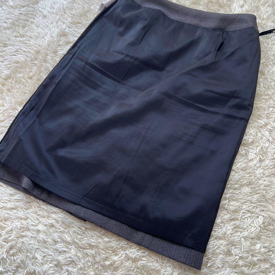 Diana square ダイアナスクエア7号 ストライプ グレー 紺色 セット