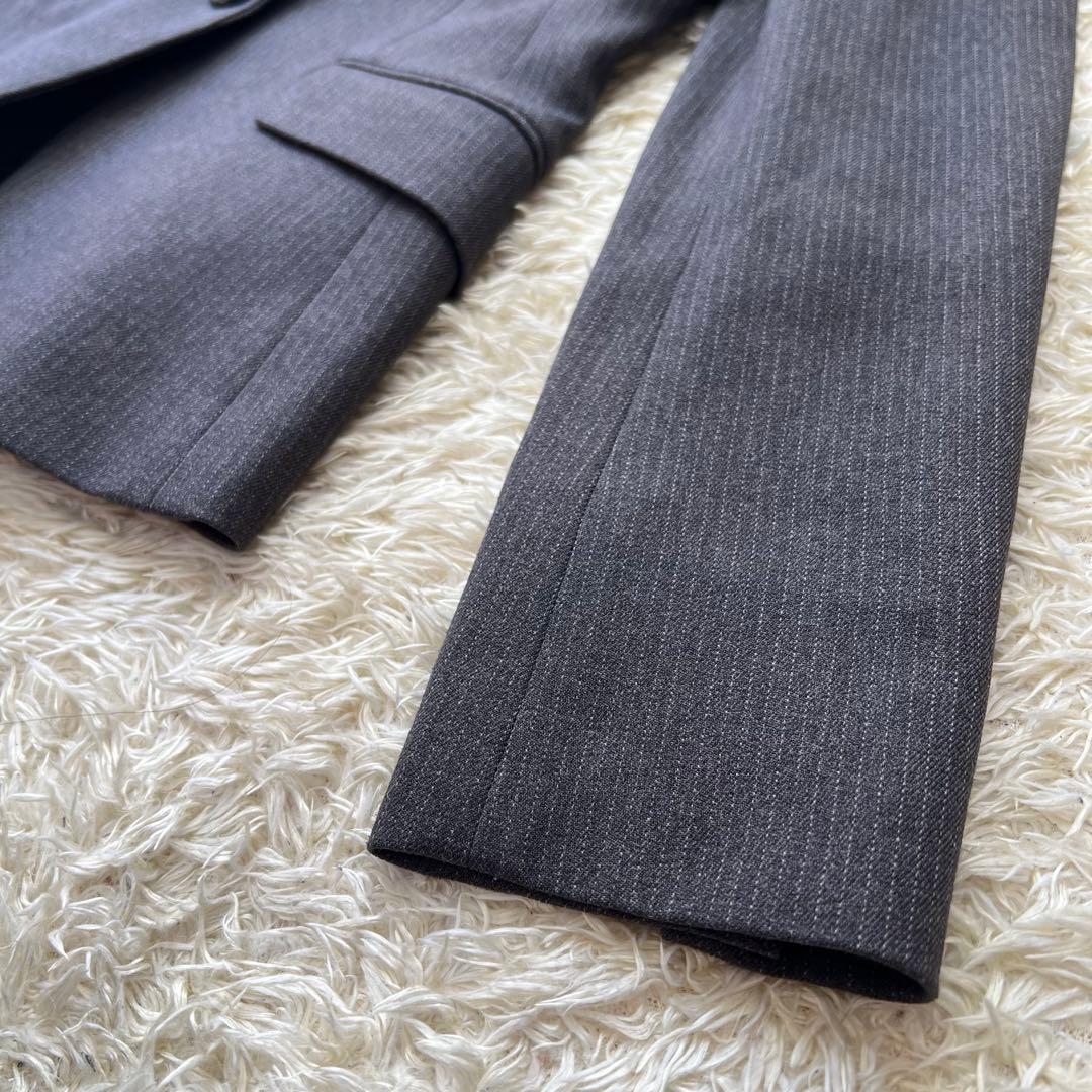 Diana square ダイアナスクエア7号 ストライプ グレー 紺色 セット