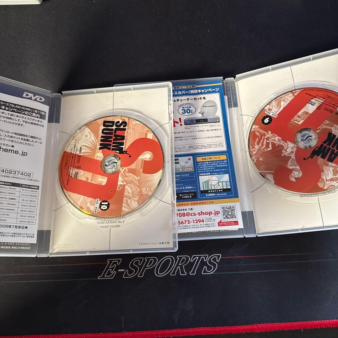 SLAM DUNK DVD 15巻まで付属品あり
