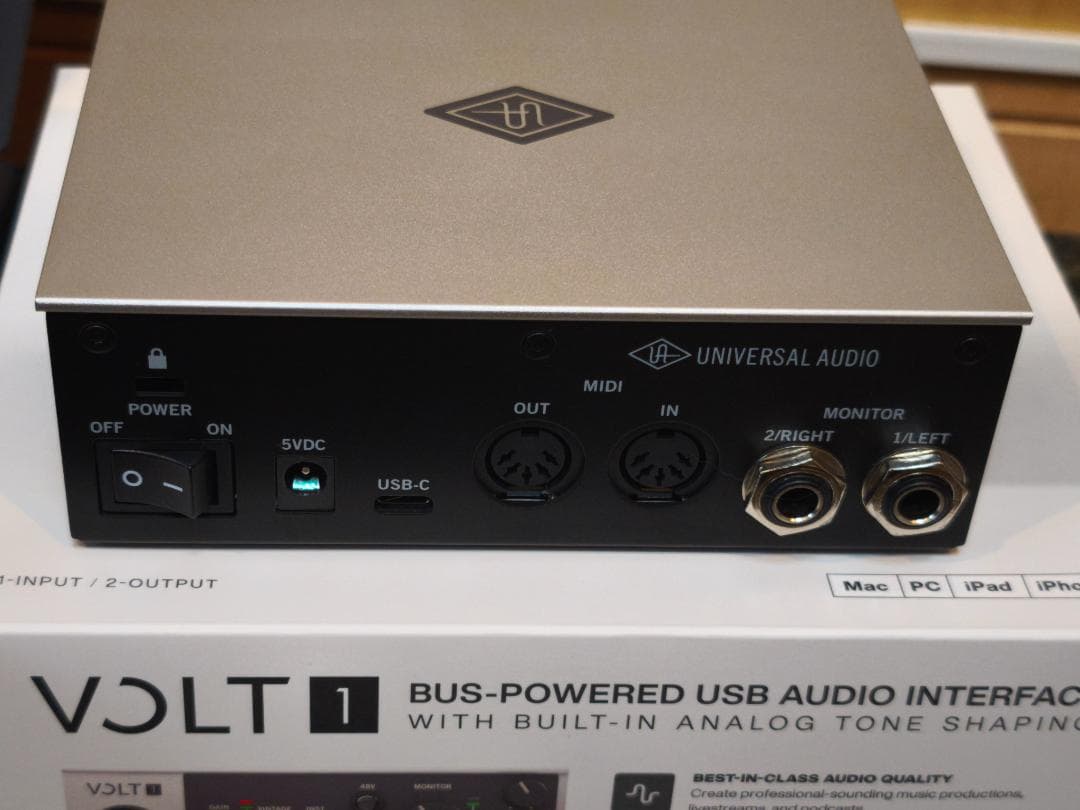 ☆彡UNIVERSAL AUDIO　VOLT 1 オーディオインターフェイス