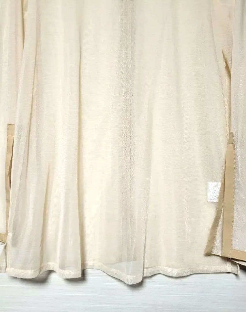 【AIMER 】チュールブラウス付きジャカードIラインパーティードレス　Mサイズ