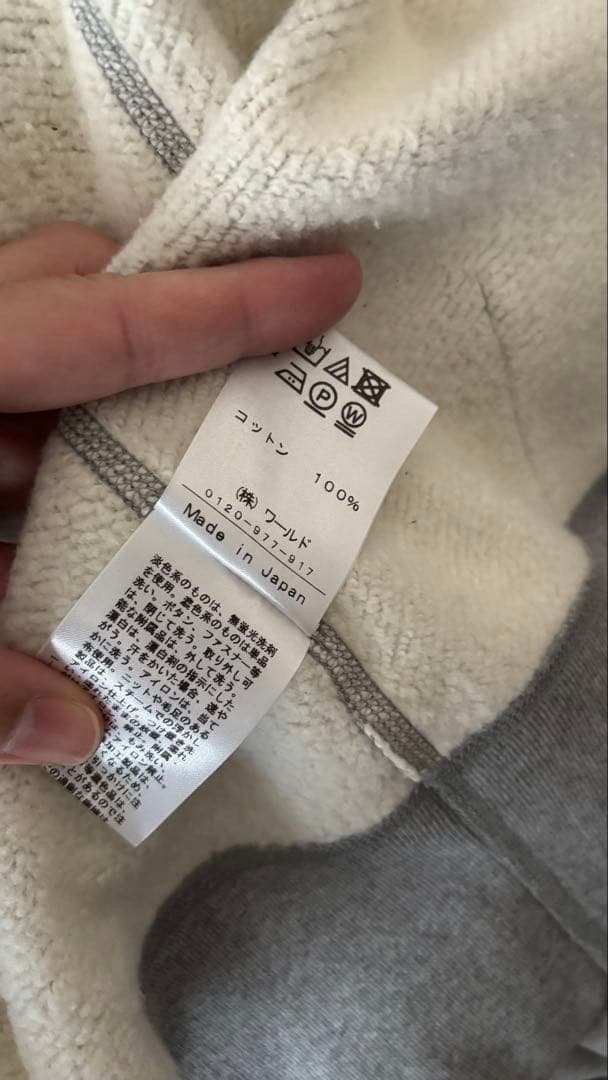 美品⭐︎DRESSTERIOR定番のジップアップパーカー