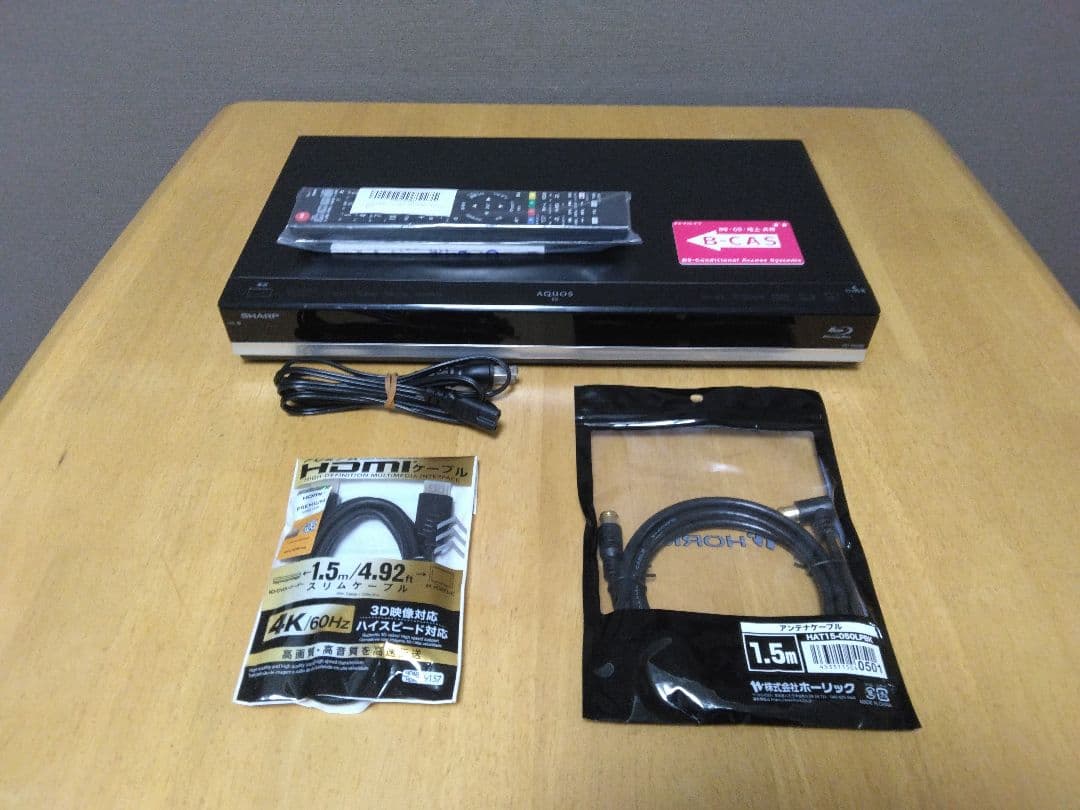 SHARP ブルーレイレコーダー BD－W580 2番組同時録画　保証付き