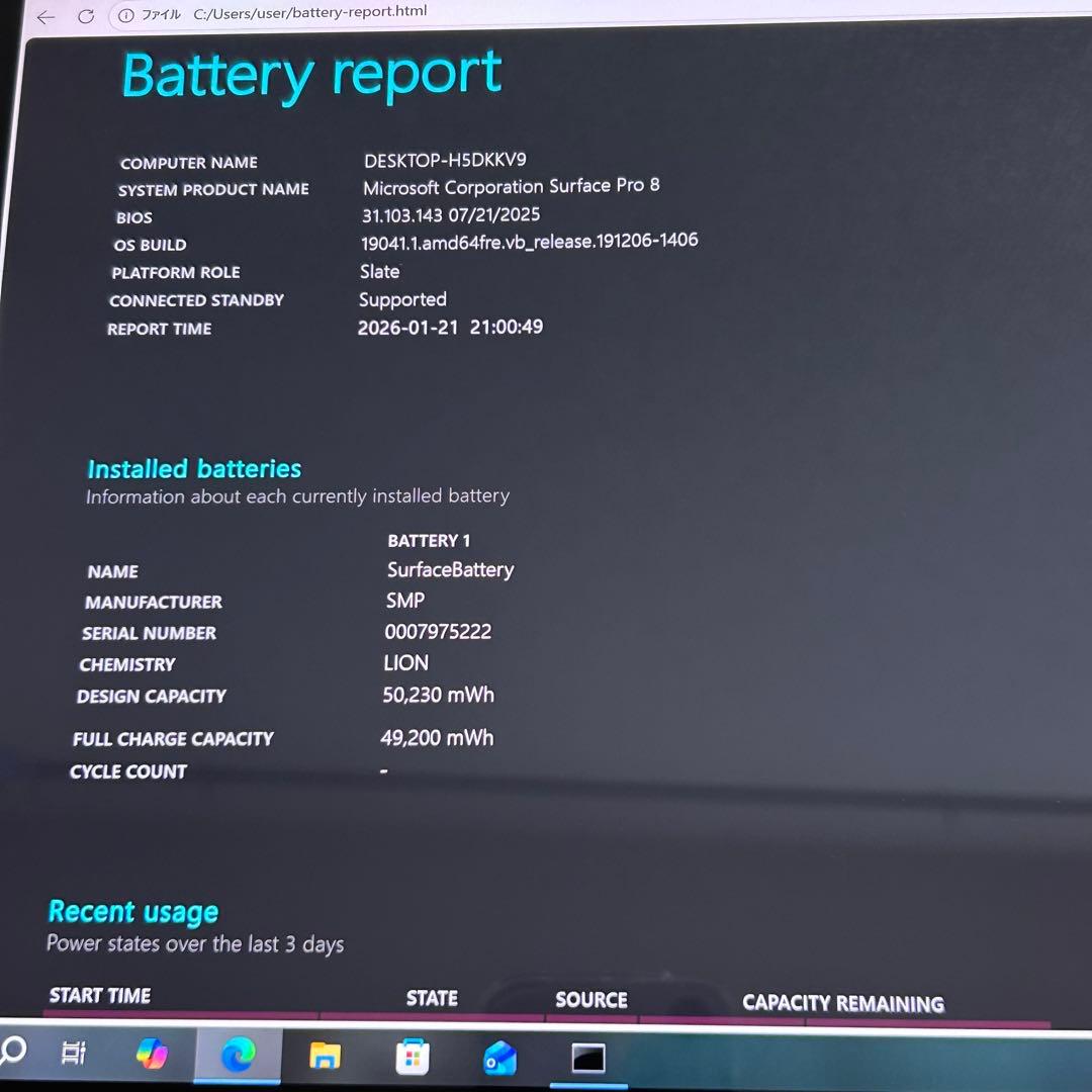 美品 Microsoft Surface Pro8 1982