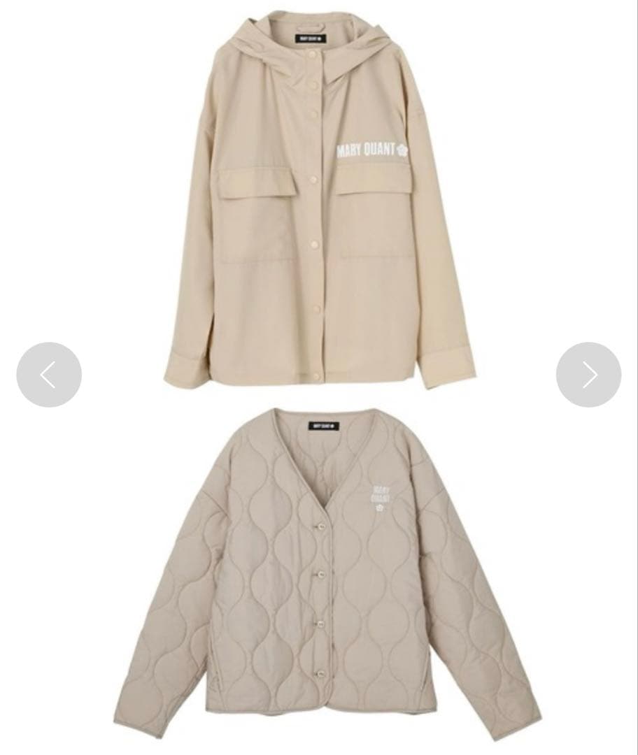 新品　MARY QUANT　中綿ライナー付マウンテンパーカ ブルゾン　3way