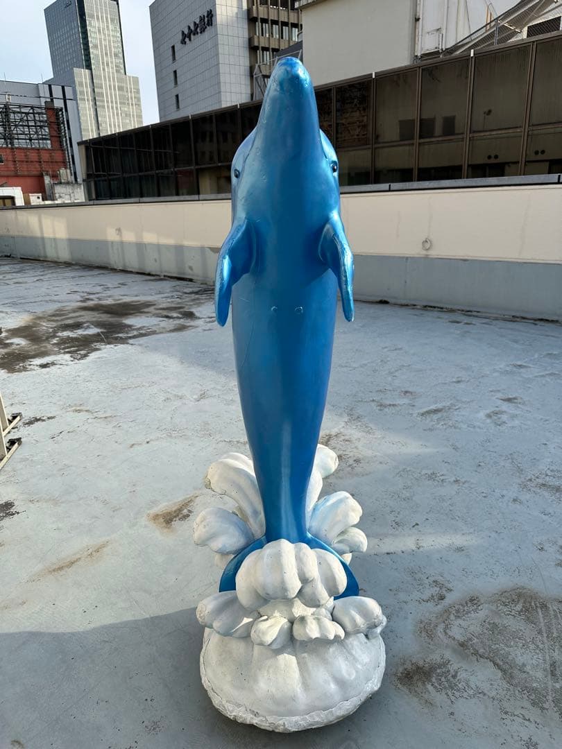 なかなか　イルカ　スタンド　オブジェ　看板