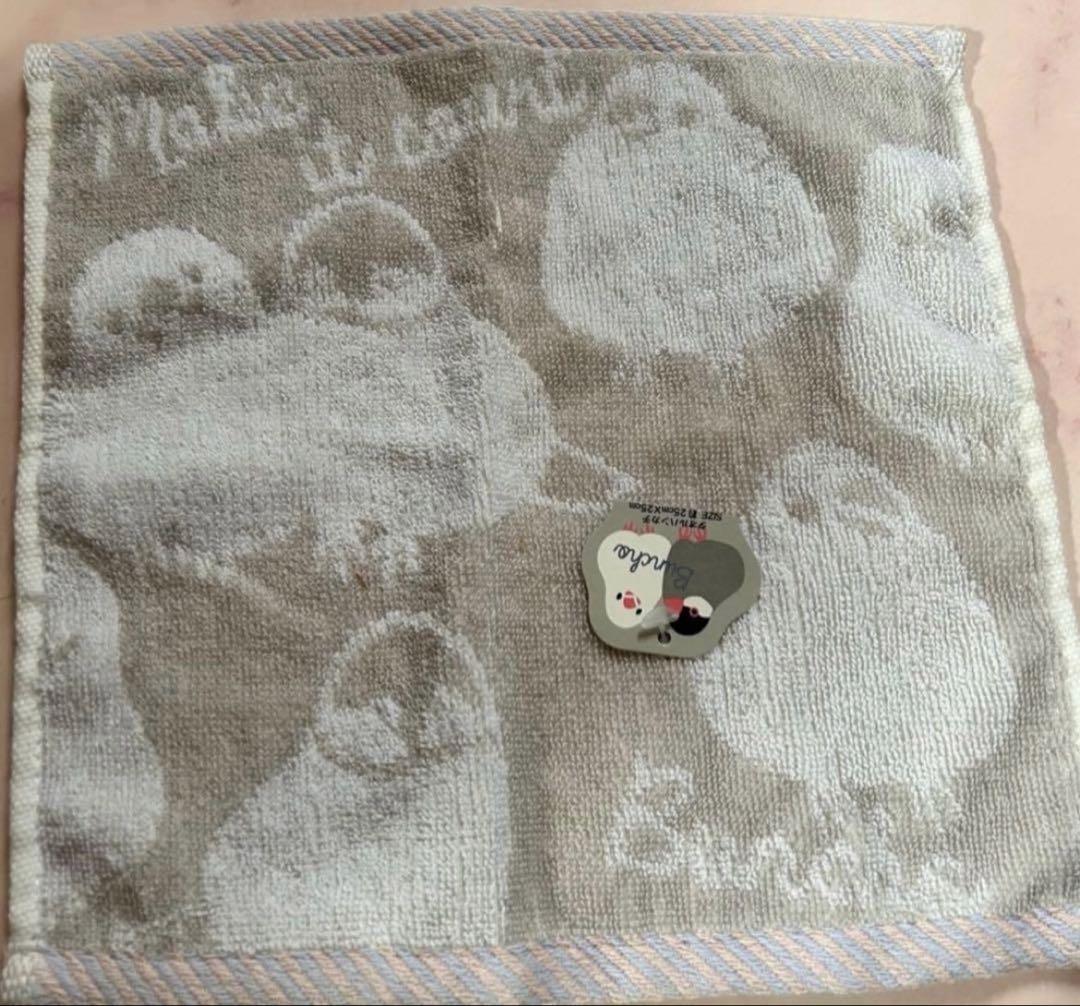 文鳥柄3WAYブランケット①セキセイインコ オカメインコ 文鳥 シマエナガ