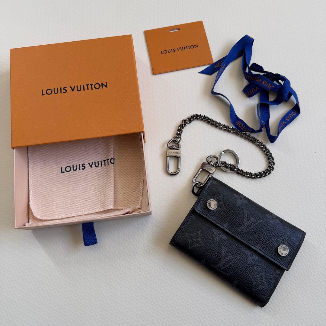 ルイヴィトン チェーン ウォレット LOUIS VUITTON 三つ折り 財布