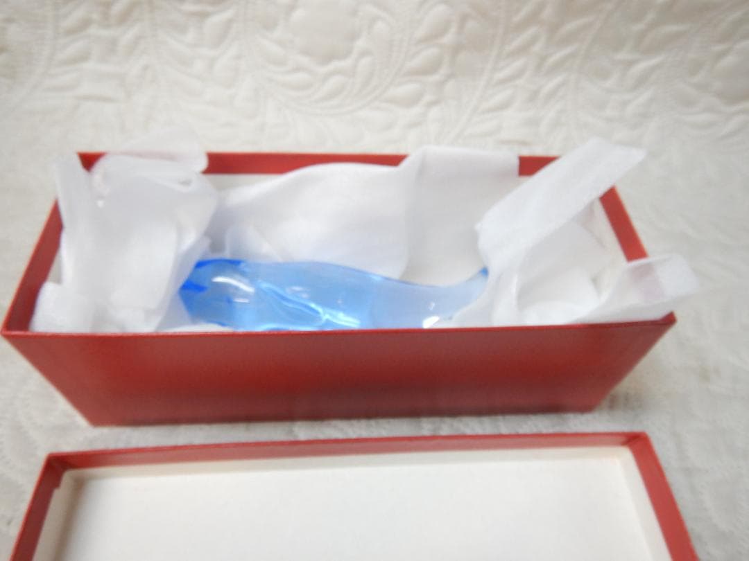 Baccarat 　バカラ　ホエール　クジラ　ガラス彫刻 　約16cm