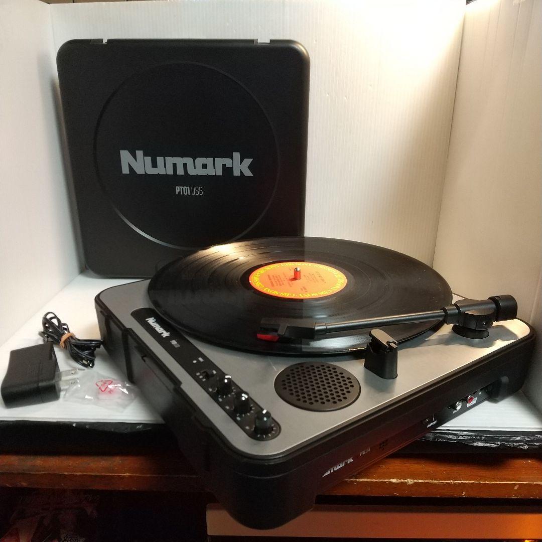 NumarkポータブルレコードプレーヤーPT01USB