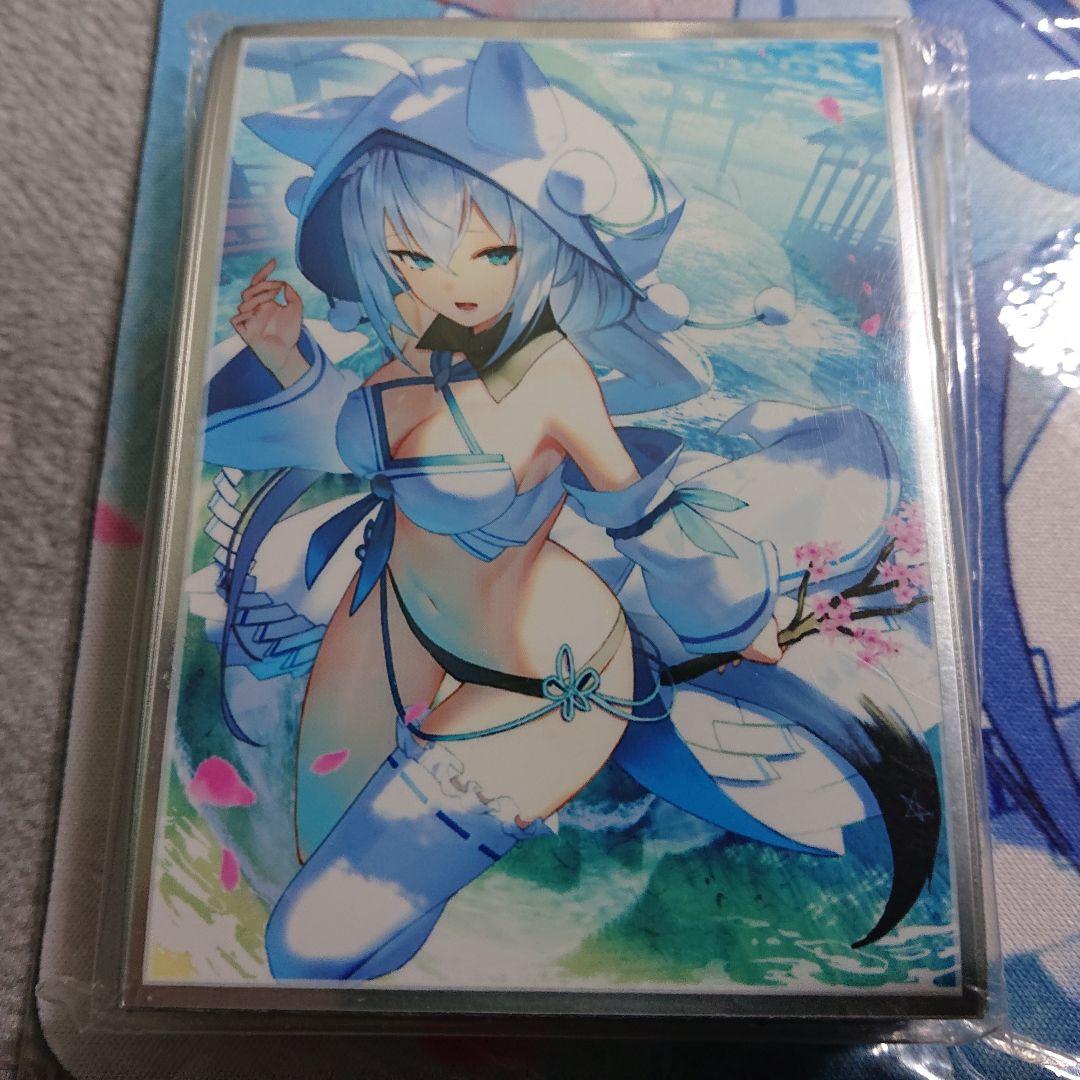 α1 ホロライブ 肌&ウエディング 白上フブキ スリーブ&プレイマット