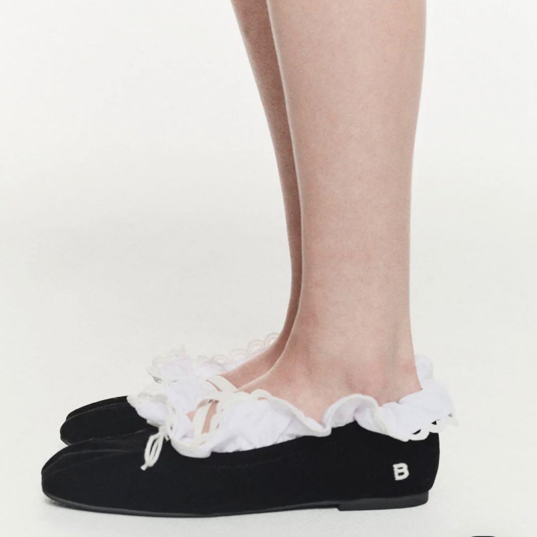 靴 bibiy B. LACE BALLERINAS