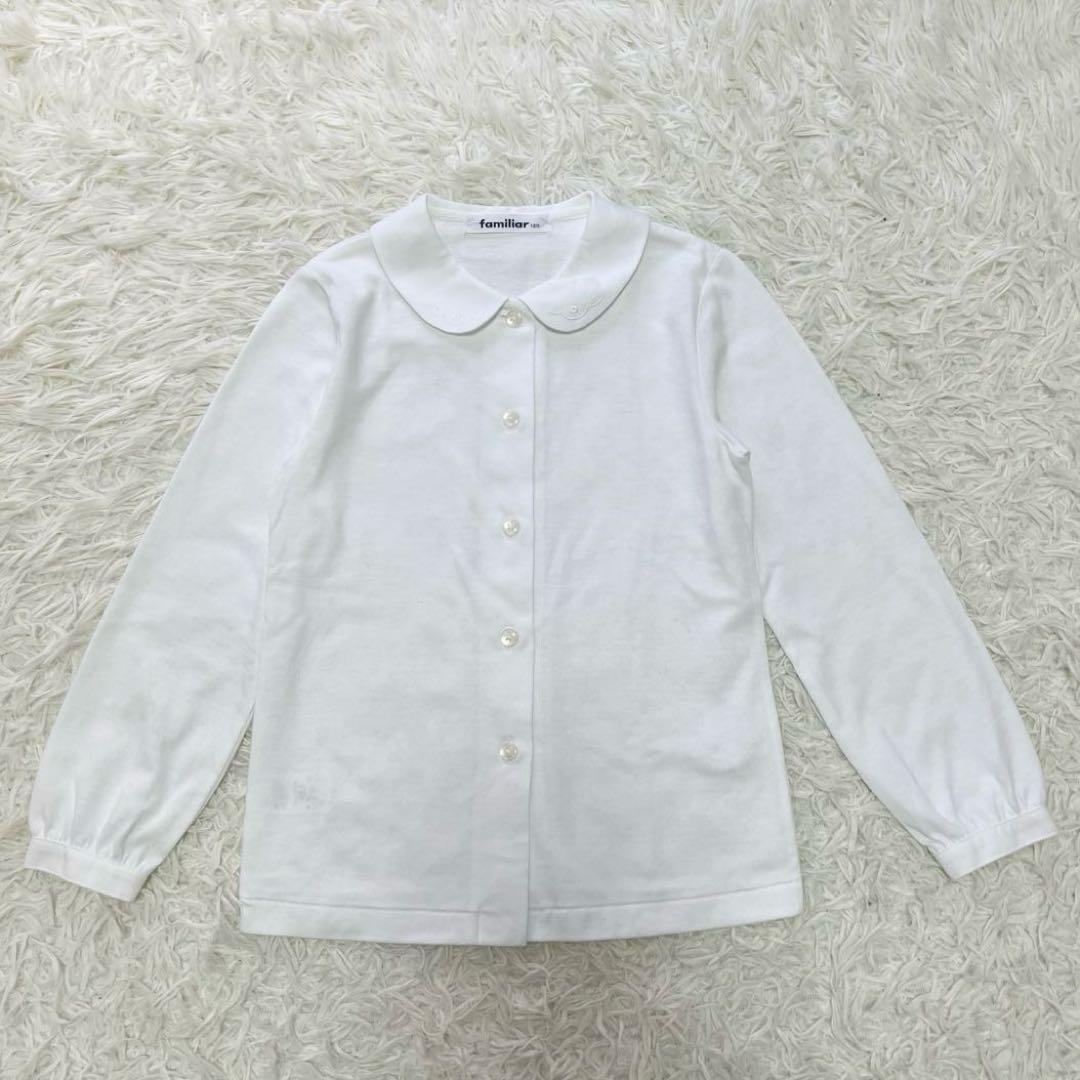 現行品✨ファミリア　アンサンブルスーツ　120フォーマル3点 受験　ネイビー美品