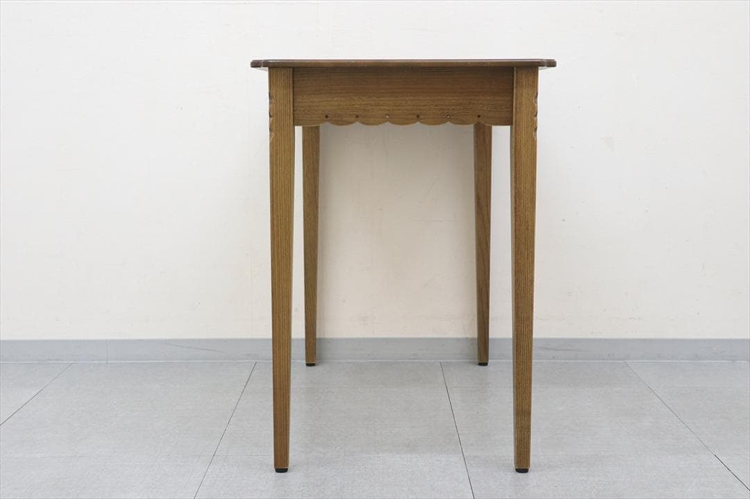 1 パリの雑貨屋 F-21 デスク 平机 机 引出付 天然木 コンソールテーブル