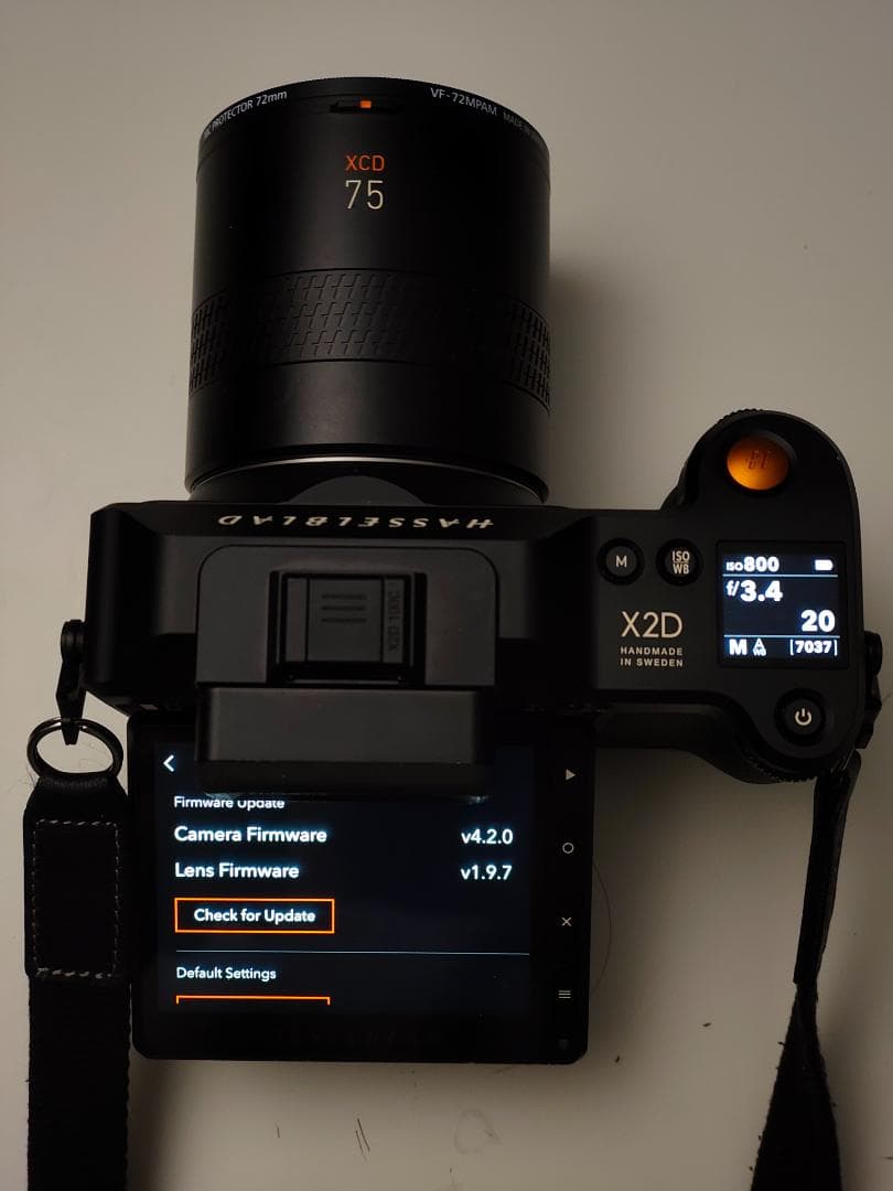 Hasselblad XCD 75mm 純正箱 + ZEISS MC + ND8