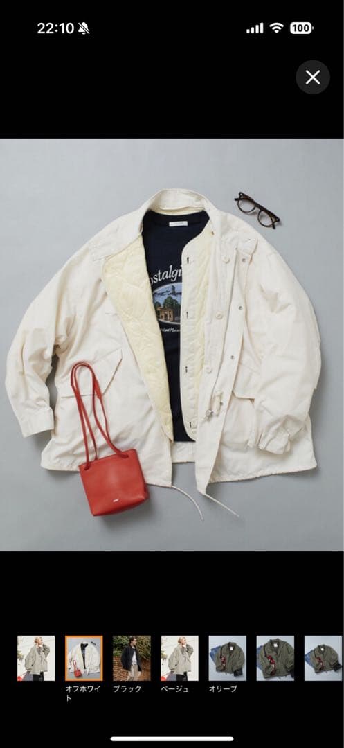 モッズコート コート M65 ショート ライナー セット コ−ト 3WAY